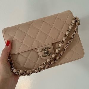 Chanel Flap Bag Quilted Caviar